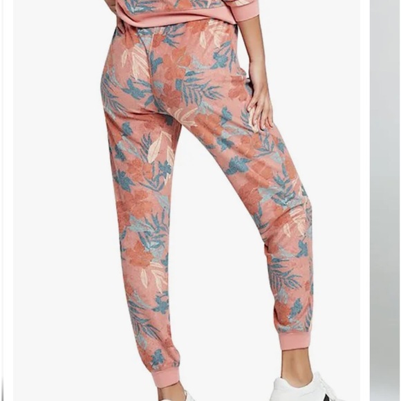 L*space skylar pants tropical orange blue bottoms - Picture 3 of 3